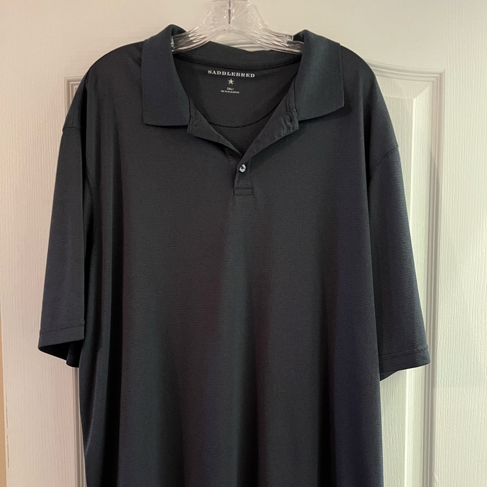 NWOT Saddlebred dri-fit gold shirt